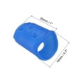 thumbnail image 2 of Uxcell Finger Tips Anti Slip Fingertip Protector, 20 Pack 25mm Silicone Finger Guard, Dark Blue, 2 of 6