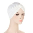thumbnail image 4 of Hauaitttt Women Turbans Knot Tied Bonnet Cap Headwraps Hats Hat Organizer for Baseball Caps Shelf Two Door Cinema Club Hat Cruel Girl Hats for Women Womens Baseball Caps Fashion Fear The Living Hat, 4 of 4