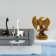 thumbnail image 2 of Estatua de ciervo alce, escultura de jirafa de cerámica, figura de resina, adorno de animal, coleccionable decorativo, adecuado para sala de estar, do, 2 of 8