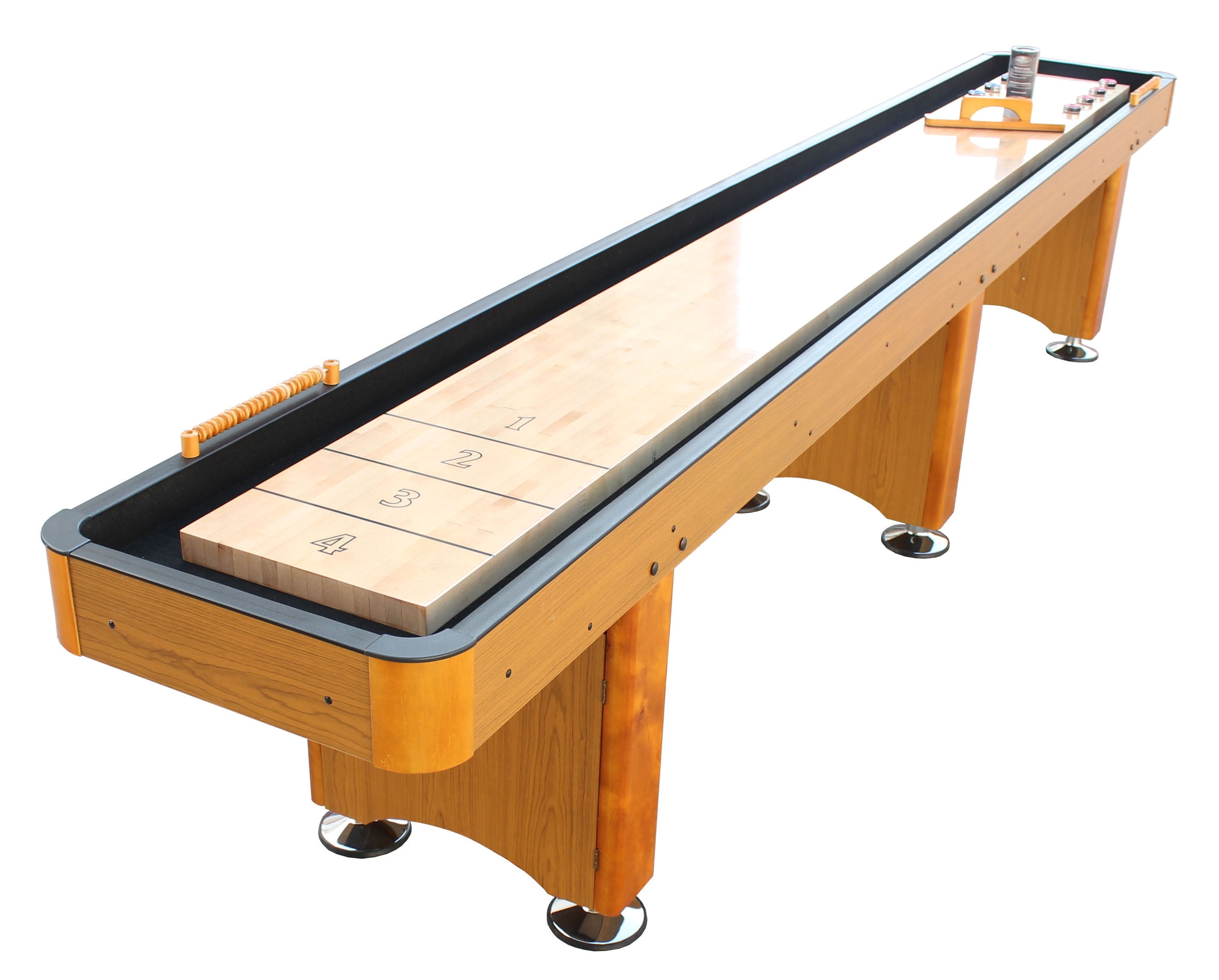 Playcraft Woodbridge Honey Oak 14 Ft. Shuffleboard Table