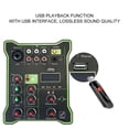 thumbnail image 3 of Mini 5 Channel Lossless o Mixer Bluetooth U Disk Play Compact Recording Sound Card for Live Streaming, 3 of 4