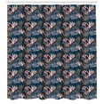 thumbnail image 3 of Ambesonne Floral Shower Curtain, Abstract Tropical Nature, 69"Wx84"L, Multicolor, 3 of 3