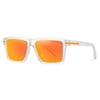 03-Transparent Frame/Orange-Red Lens