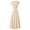 Beige, variant on Womens 2 Piece Skirt Set Bodycon Crewneck Plain Beige Summer Tops Dressy Chic Swing Maxi Skirts Woman Clothing