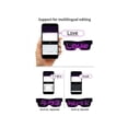 thumbnail image 4 of Bluetooth Magic LED Glasses APP Control Luminous Shielding USB Charging Flashing Smart, 4 of 6