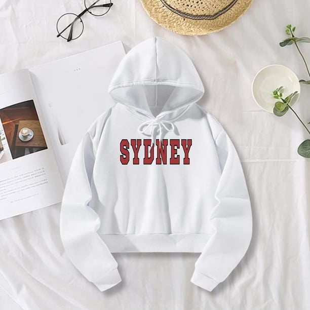 Sudadera informal para mujer, sudadera corta con capucha, disfraz moderno, ropa de gimnasio para mujer, jersey para entrenamiento atlético, trabajo, L