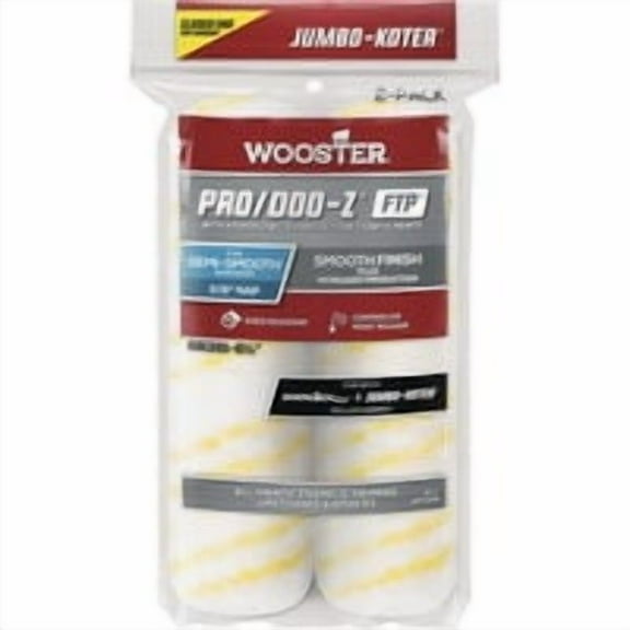 Wooster Pro/Doo-Z Woven 6-1/2 in. W X 3/8 in. Jumbo Paint Roller Cover 2 pk