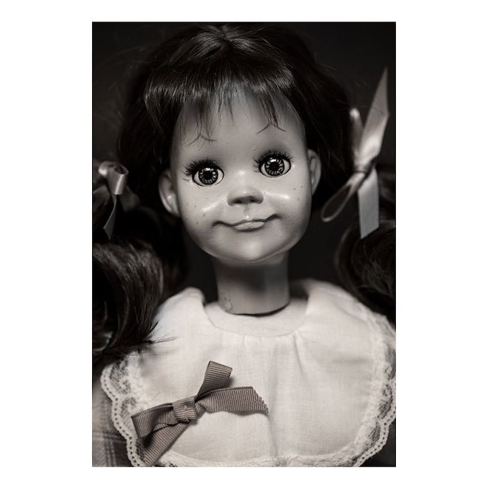The Twilight Zone Talky Tina Doll Trick or Treat Studios in hand!