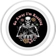 thumbnail image 2 of Phone Grip Funny Go Away I'm Reading Skeleton Book PopSocket, 2 of 5