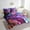 Purple Red, variant on Erosebridal 3D Abstract Print Bed in a Bag Queen size, Neon Purple Bed Set, Liquid Metal Reversible Bedding Queen Size, Lightweight Bedroom Decorative, 7pcs