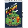 thumbnail image 2 of Minecraft - Create, Explore, Survive 2 Wall Poster, 22.375" x 34", 2 of 4