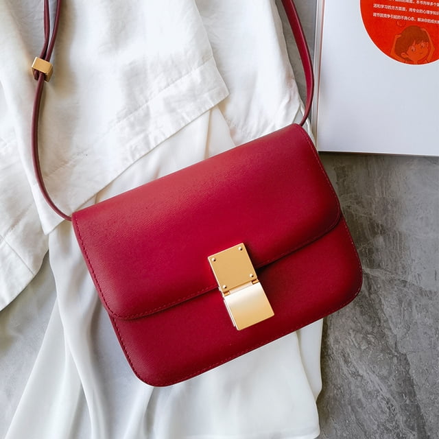 Bolso de piel de vaca de tofu de moda 2025, bolso de piel auténtica para mujer, bolso cuadrado pequeño retro sencillo, bolso bandolera de un solo hombro para azafata.