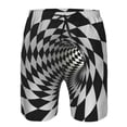 thumbnail image 4 of Naloa 3D Vortex Illusion Men's Beach Shorts, Surfing shorts, Swim trunks, Quick Dry Swim Trunks for Surfing Beach Fun - Large, 4 of 9