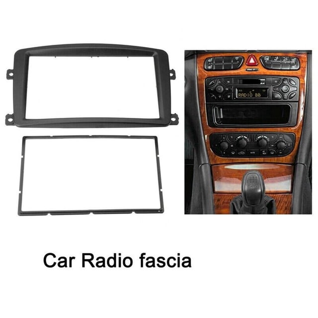 Black Plastic CD Player Panel for Mercedes W203 W209 OEM Specification Stable