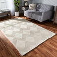 thumbnail image 3 of Baxton Studio Meltem Ivory Handwoven Wool Area Rug, 3 of 4