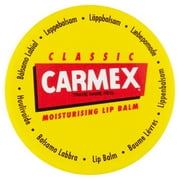 Carmex Lip Balm Pot 7.5g - European Version NOT North American Variety - Imported from United Kingdom by Sentogo - SOLD AS A 2 PACK