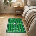 thumbnail image 3 of ODIKA 2'x3' Washable Doormat Non-Slip, Low Pile Door Football Stadium Motif Championship Covering Soccer for Entryway, Kitchen, Laundry Room, 3 of 7