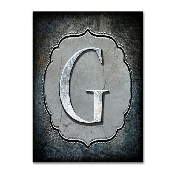 Trademark Fine Art 'Letter G' Canvas Art by LightBoxJournal