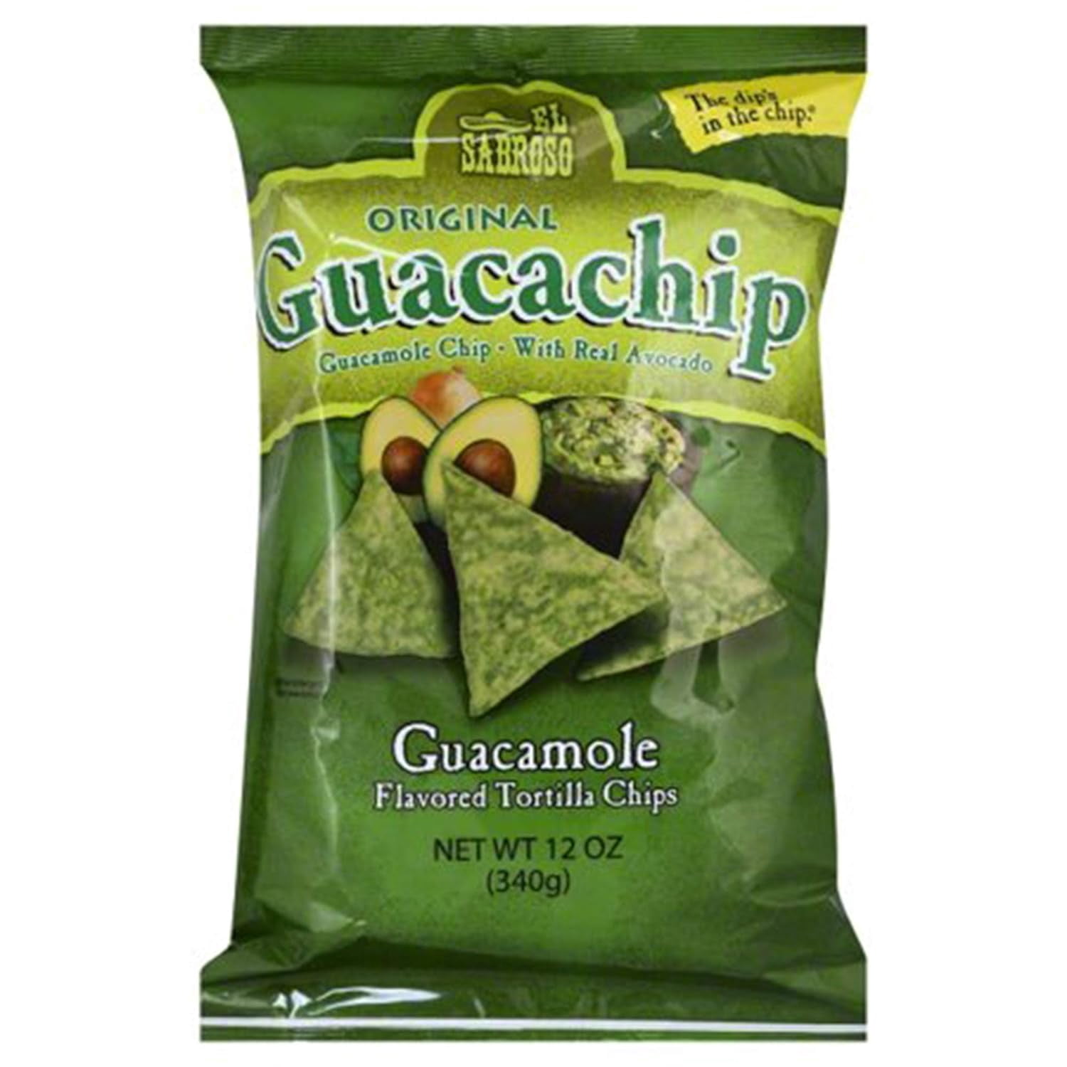 Guacamole Tortilla Chips 12 Oz. Bags (3 Bags)
