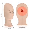 thumbnail image 4 of Cabeza de maniquí Lash LASHVIEW con 4 pares de párpados reemplazados, 4 of 6
