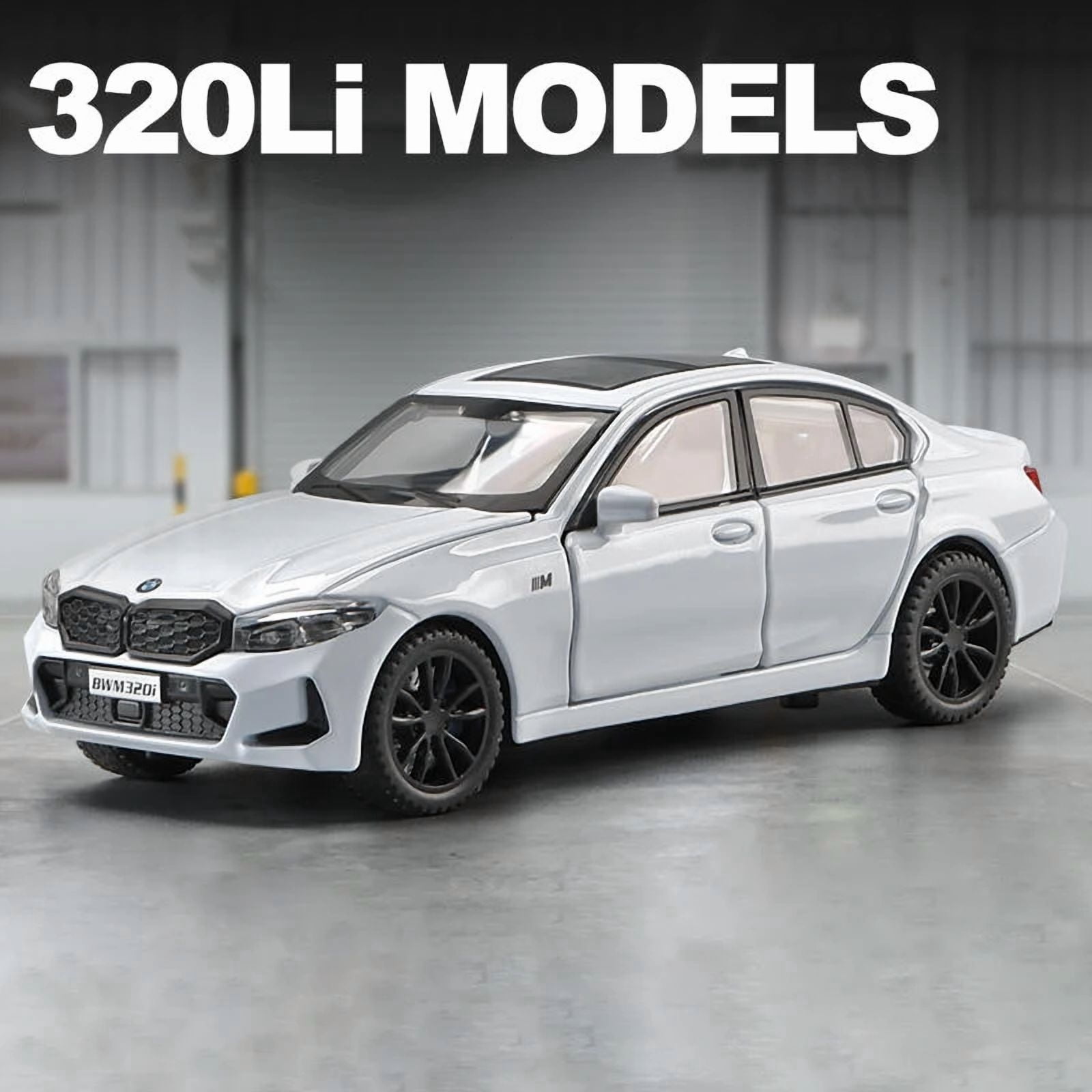 1:32 BMW 320i THE 3 2025 Alloy Diecasts & Toy Vehicles Metal Toy Car Model Sound and light Collection Kids Toy