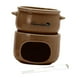 thumbnail image 4 of Mini olla para fondue, cacerola para fondue de queso, calentador de cerámica, apto para derretir chocolate e ideal para fiestas., 4 of 9