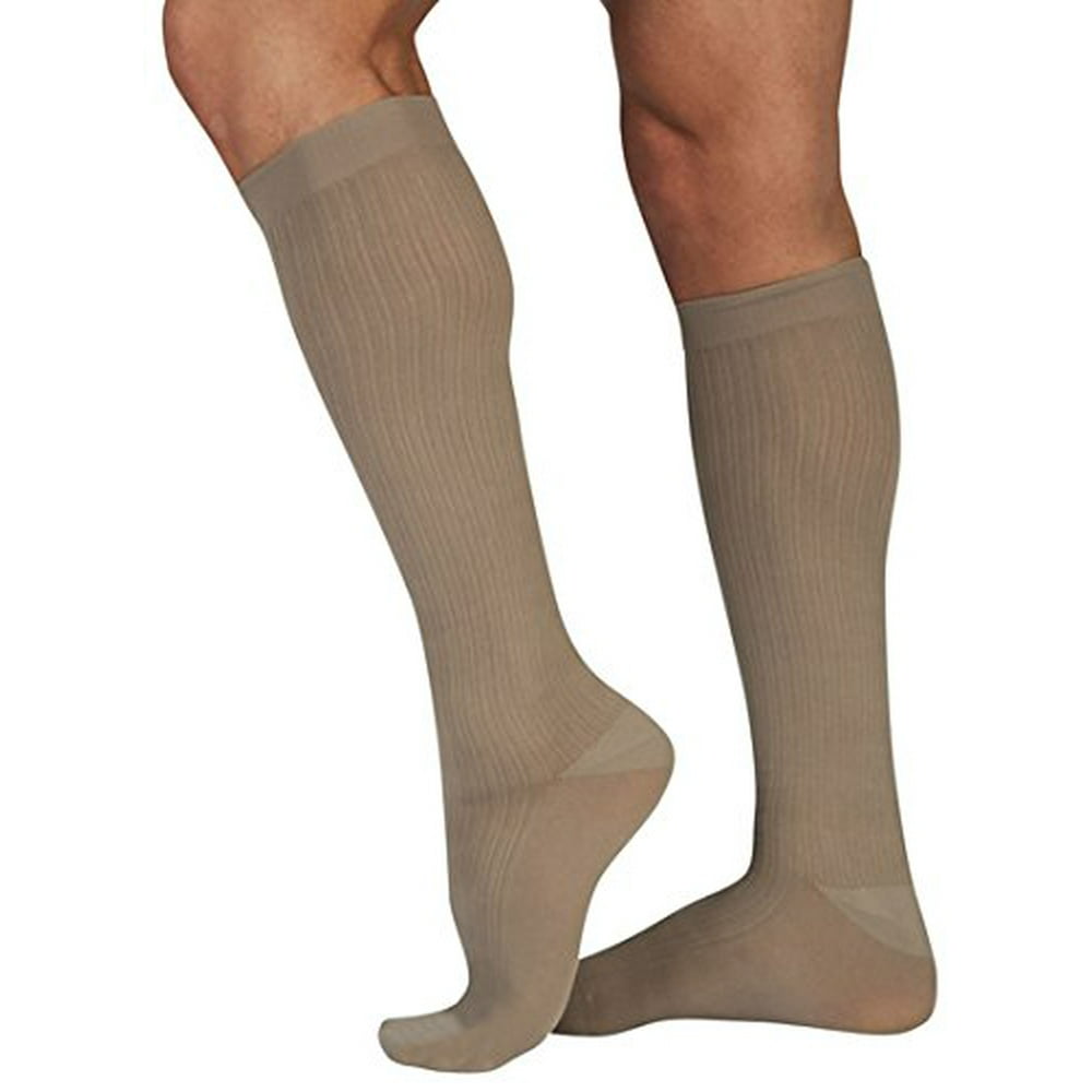 Juzo Men's Dynamic Cotton 1520 mmHg Knee High Compression Socks