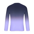 thumbnail image 3 of Aofany T-Shirts For Men Men's Tshirts Men Gradient Crew Neck Long Sleeve Summer Casual Tees Tops Mens T Shirt, 3 of 4