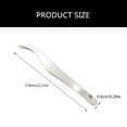 thumbnail image 5 of Necvior Stainless Steel Slant Tip Tweezers for Eyebrow Shaping and Ingrown Hair Removal, 5 of 10