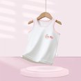 thumbnail image 3 of Zwiiyzr 2025 2-14Y Boys Girls Tank Tops Toddler Undershirts Sleeveless Camisole Sleepwear Underwear Round Neck Top White, 3 of 3