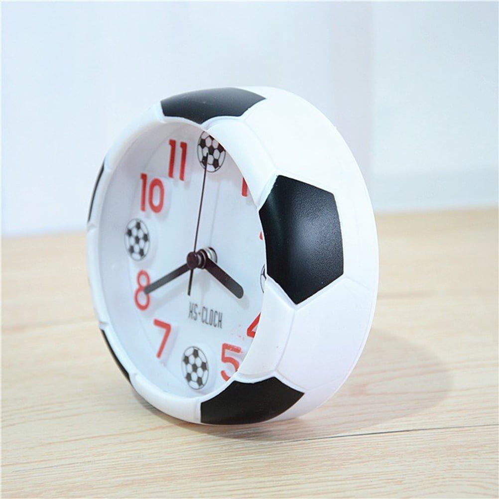 Reveil Foot, Réveil Enfant, Horloge Électronique, Réveil Numérique De Football Affichage LED, Réveil De Chevet Avec Lumières LED, Réveil Pour Enfats, Réveil De Chevet De Football, Horloge Digitale