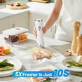 thumbnail image 3 of Vacuum Sealer for Food,Compact Handheld Vacuum Sealer Machine with 30 Reusable Bags,Powerful Portable Food Seal Meal Saver for Kitchen Travel, 3 of 12