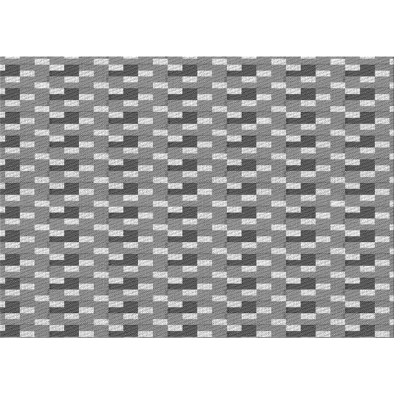 Ahgly Company Machine Washable Indoor Rectangle Transitional Silver Gray Area Rugs, 2' x 4'