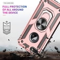 thumbnail image 4 of 3in1 Case Bundle for Apple iPhone 8, 7, SE, Heavy Duty Case with Built-in Kickstand, Dual Layer Protection with 2 Clear Screen Protectors, Sturdy Case for Apple iPhone 8, 7, SE,, Pink, 4 of 7