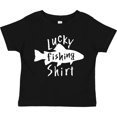 thumbnail image 3 of Inktastic Lucky Fishing Shirt Fish Boys or Girls Toddler T-Shirt, 3 of 5