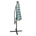 thumbnail image 4 of 10 Ft Patio Umbrella with 32 Solar Powered LED Lights,Outdoor Cantilever Umbrella with Crank and Cross Base,8 Metal Ribs,UPF 40+,Waterproof Umbrella for Garden Deck Backyard Pool, 4 of 7