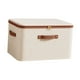 thumbnail image 2 of Caja de almacenamiento de almacenamiento de almacenamiento de colch de colchas Caja a prueba de polvo con cubierta Organizador de juguetes para niños, 2 of 8