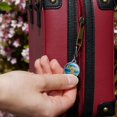 thumbnail image 3 of Dinosaur Train Buddy T-Rex Species Blue Stripes Jacket Handbag Purse Luggage Backpack Zipper Pull Charm, 3 of 5