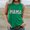 Green summer tops 2023 women, variant on Dyegold Summer Tops for Women 2023, Summer Tank Tops for Women 2023 Trendy Funny MAMA Letter Print Blouses Dressy Casual Tshirt Sleeveless Round Neck ​Vest