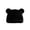 Black, variant on Yuanlong Unisex Bucket Hat Bear Ear Lined Winter Fisherman Cap Thickened Cute Outdoor Activity Headwear