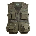 thumbnail image 3 of Mesh Fishing Vest Lightweight with Multi Pocket Camping Travel Training, 3 of 8