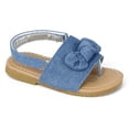thumbnail image 2 of Bebe Toddler Girls 5-10 Bebe Denim Buckle Sandal (Dark Blue 7), 2 of 2