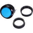 thumbnail image 1 of PinesC Starts Arcade Buttons ABS American Small Round with Light Micro Switch for Arcade Machine Video Games Parts DC 12V Blue Blue, 1 of 5