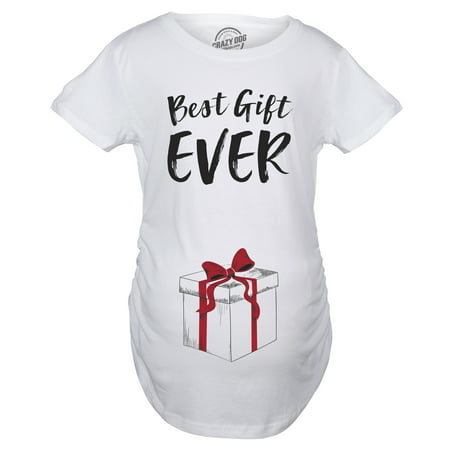 Maternity Best Gift Ever Pregnancy Tshirt Cute Present Box Bow