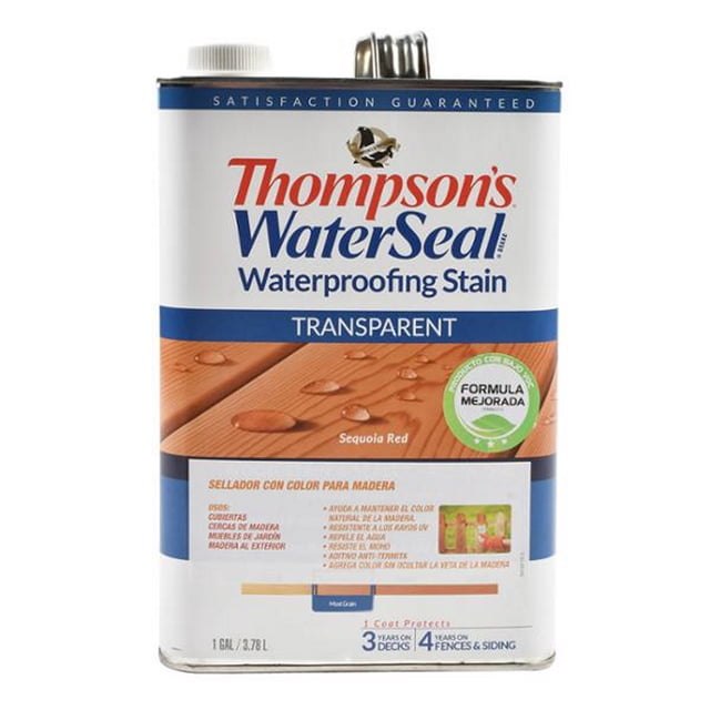 sellador para madera de 3.78 l transparente