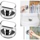 thumbnail image 3 of Set of 2 Suction Cups Door Handle Sucker Handle Drawer Cabinet Refrigerator Glass Door Portable Movable Handle with Strong Suction Cup Bathroom (Silve, 3 of 5
