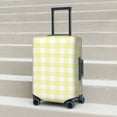 thumbnail image 5 of Yiaed Lemon Yellow Checkboard Print Travel Luggage Cover Suitcase Protector Fits 18-32 Inch Luggage Wheel Covers Patterned Elastic Luggage Anti-scratch（No luggage）（No luggage）-, 5 of 5