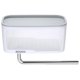 thumbnail image 3 of Ecoco Estante de almacenamiento de baño montado en la pared Caja de almacenamiento con barra de toal Tomshoo Titular de almacenamiento, 3 of 7