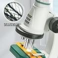 thumbnail image 4 of Microscopio Biológico, HD 3 Configuraciones De Aumento Educativo Enfoque Grueso Vista Clara Microscopio Compuesto 200X-1200X Con Diapositivas Para La Escuela, 4 of 7