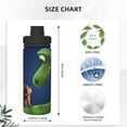thumbnail image 4 of The Good Dinosaur Kids Water Bottle, Funny Pattern Stainless Steel Vacuum Insulated Water Bottle, 18OZ Portable Leak Proof Drinking Bottle for Sport Outdoor School Office Travel, 4 of 8